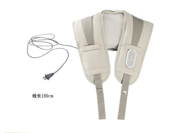 

Taping Massage Cervical Shoulder Knocking Kneading Shiatsu Massager Belt Infrared Heating Vibrating Car Home Electronic Care