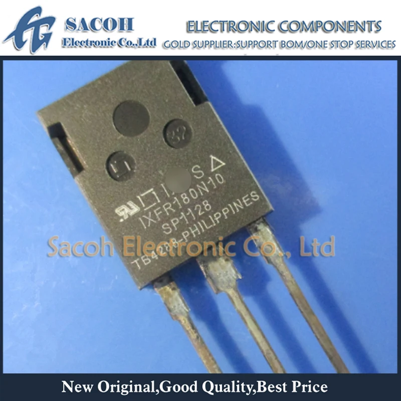 

Refurbished Original 1Pcs/Lot IXFR180N10 ISOPLUS247 180A 100V Power MOSFET Powerful Transistors