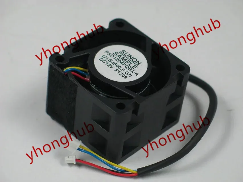 

SUNON PSD1204PQBX-A (2).B4600.F.GN DC 12V 0.9A 40x40x28mm Server Cooling Fan