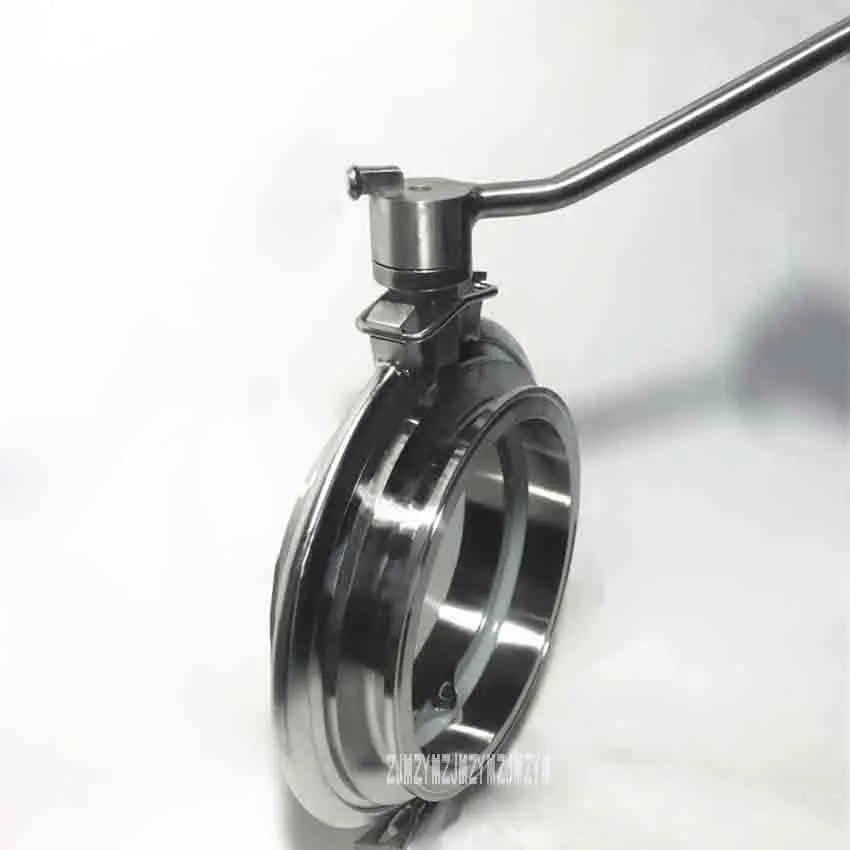 SS304/SS316LสแตนเลสTurnover Hopper Hygienic Quick-ติดตั้งวาล์วDN250 คู่มือเชื่อมปลายแป้งวาล์วผีเสื้อ 256 มม.