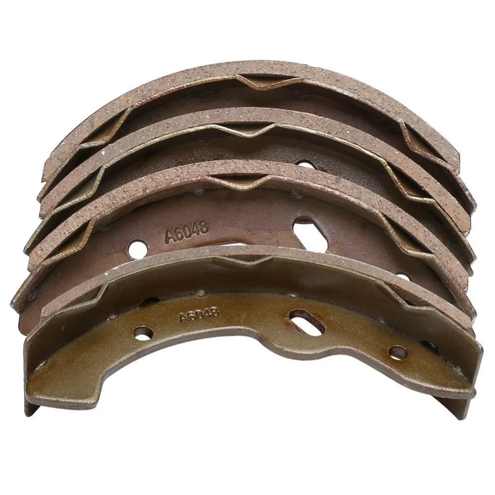 Brake Shoes, Set of 4, Fits E-Z-Go Medalist/TXT 97+, Workhorse 96+, Yamaha G2-G22 94-06