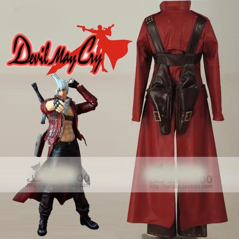 DMC 3 Dante Cosplay Leather Costume Halloween cosplay Costume 11