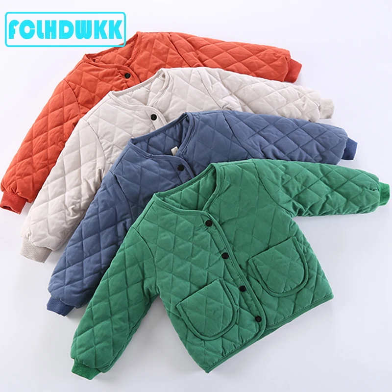 Cute Warm Winter Children Girls Coat Spring Kids Jacket Boys Outerwear Coats Cotton Boy Thicken Baby Clothes Clothing For 2Y-7Y