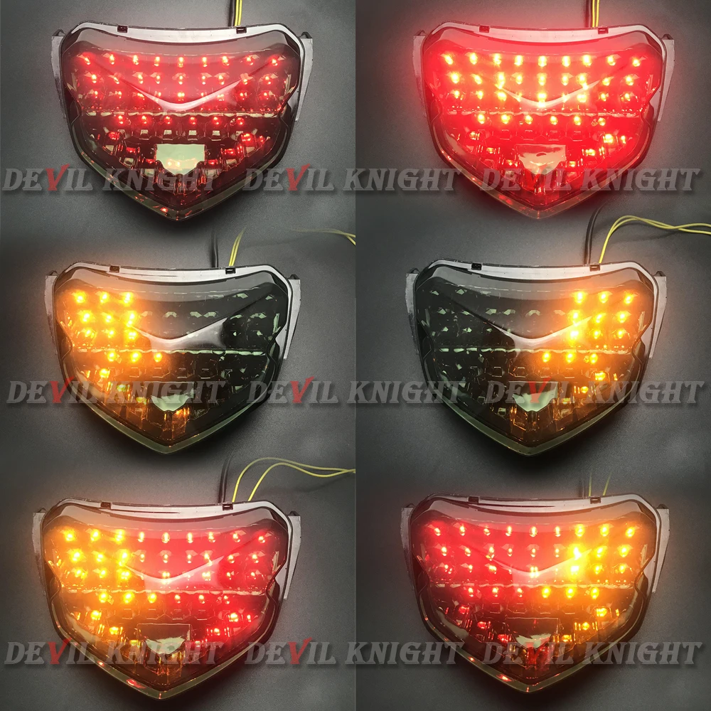 Motorcycle Led Taillight Rear Tail Brake Turn Signals Integrated Light For SUZUKI GSXR600 GSXR750 GSX-R 600 750 K4 2004 2005