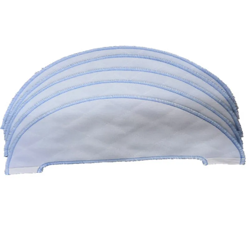 5pcs ทำความสะอาด Pad ทำความสะอาด Mop สำหรับ ILIFE V80,V8s,X800,X750,X787, x785 หุ่นยนต์หุ่นยนต์เครื่องดูดฝุ่นอุปกรณ์เสริม