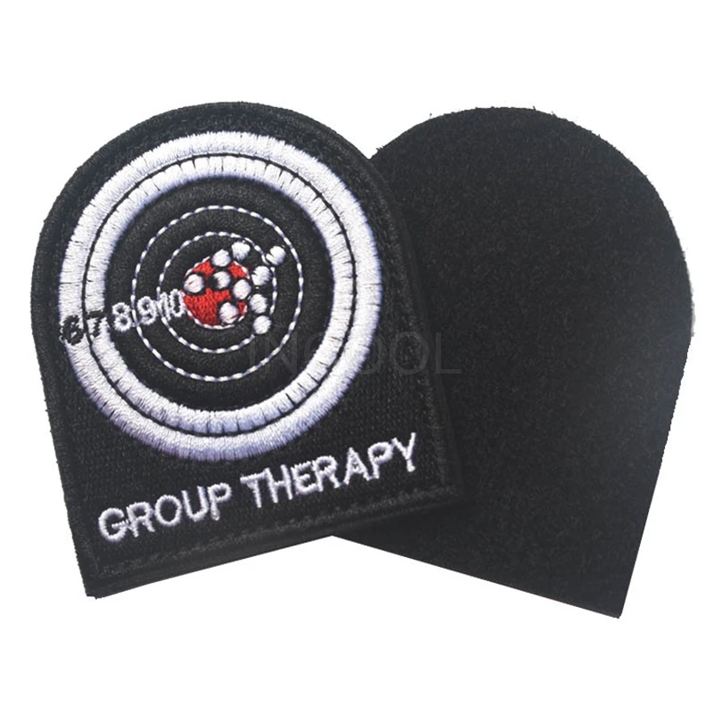 Group Therapy Embroidery Patch Appliques Embroidered Patches For Clothing Backpack Jackets Cap