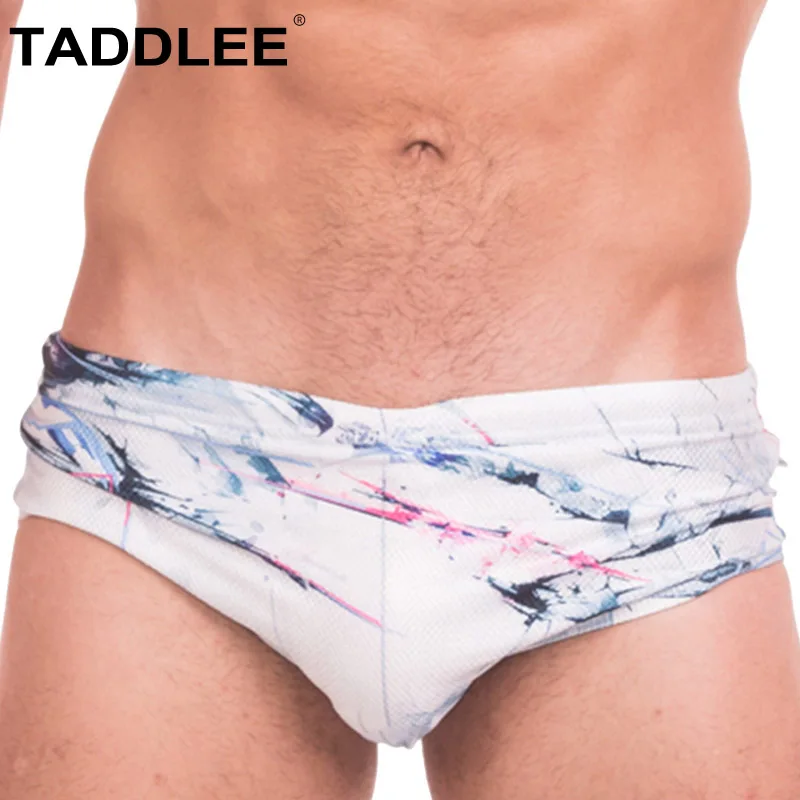 

Taddlee Brand Sexy Men Swimwear Swimsuits Swim Boxer Briefs Bikini Men's Board Surf Trunks Shorts Gay Penis Pouch WJ Pad Insert