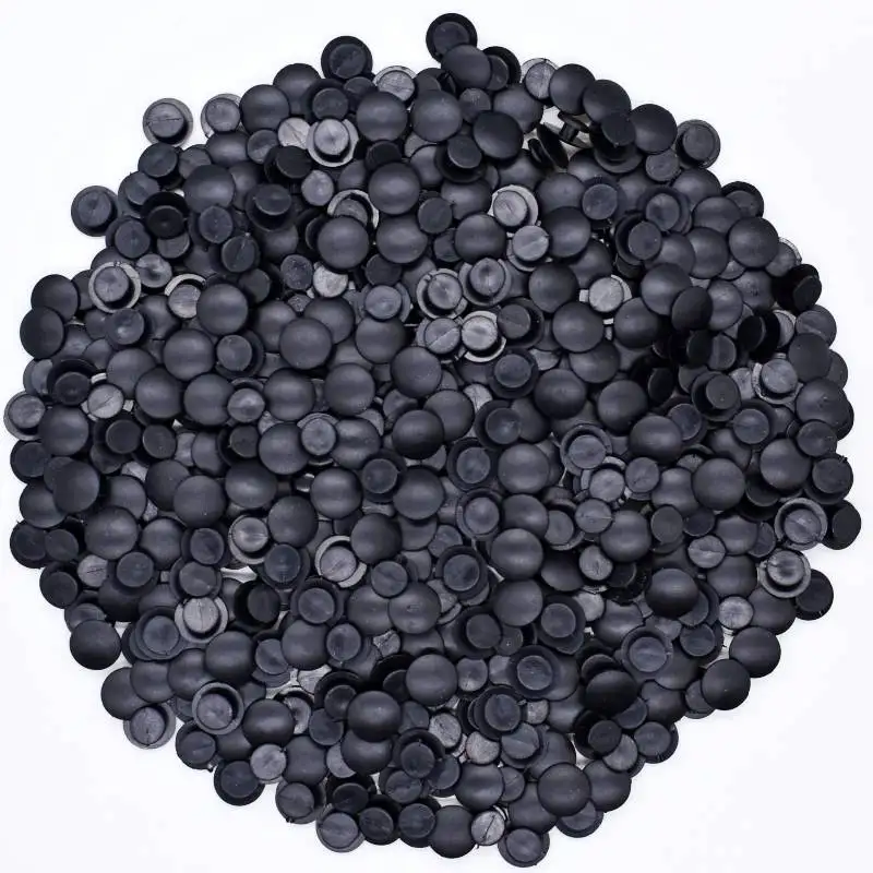 

500 pcs Wholesale Black Buttons Plastic Ornaments Fit Shoe Charms Lightweight Kids DIY Accessories