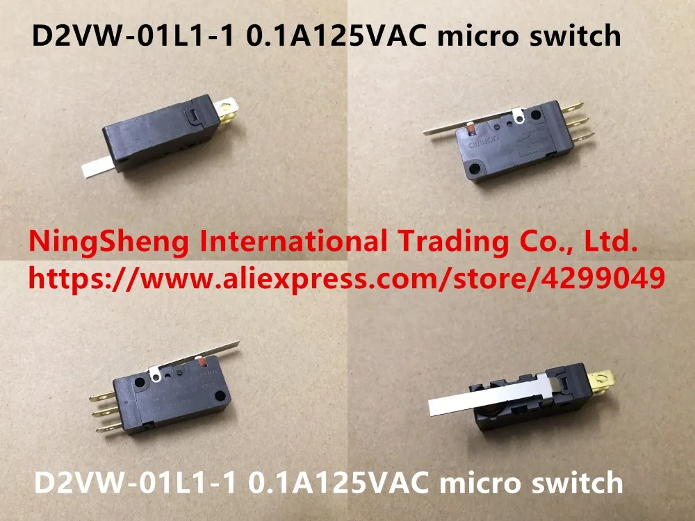 Original new 100% import D2VW-01L1-1 0.1A125VAC micro switch