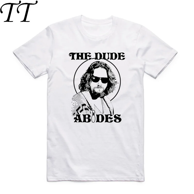 Asian Size Men And Women Printing The Big lebowski T-shirt O-Neck Short Sleeves Jeff Bridges Coen Brothers T-shirt HCP4142