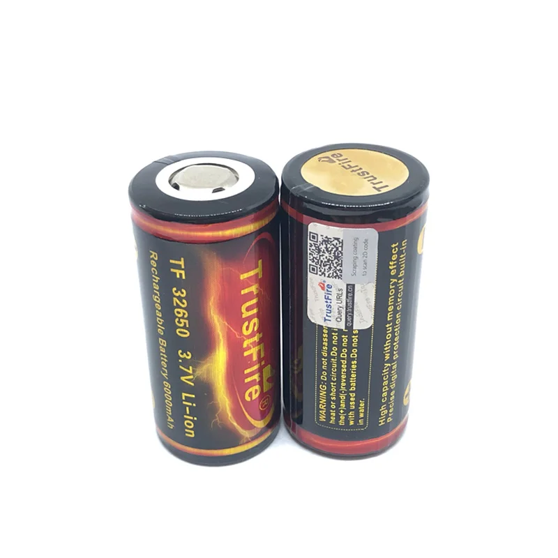 TrustFire 6000mah 3.7V 32650 akumulator litowo-jonowy akumulator ogniwo z płytką zabezpieczoną przed latarka LED