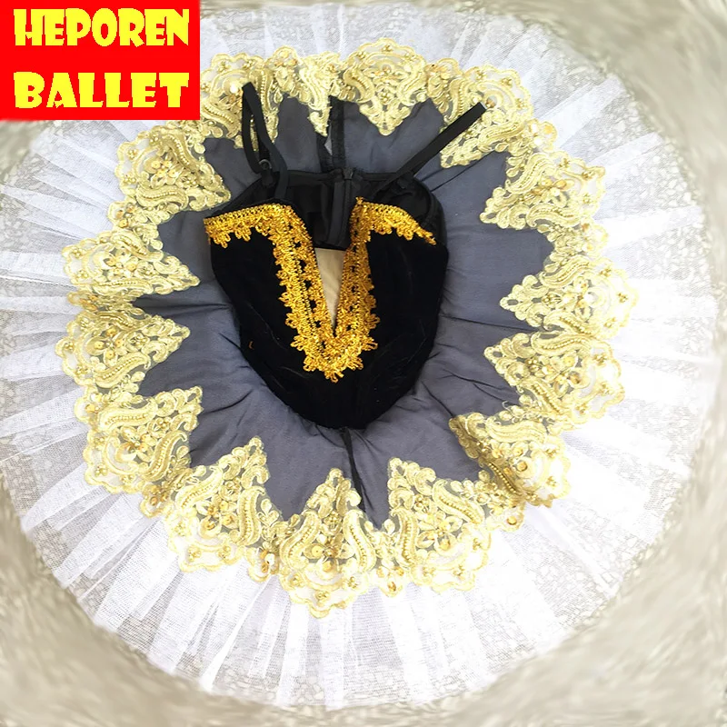 Ballet Pancake White Black Tutus, Girls Platter Dress Adult Professional Ballerina Costumes Retail Wholesale