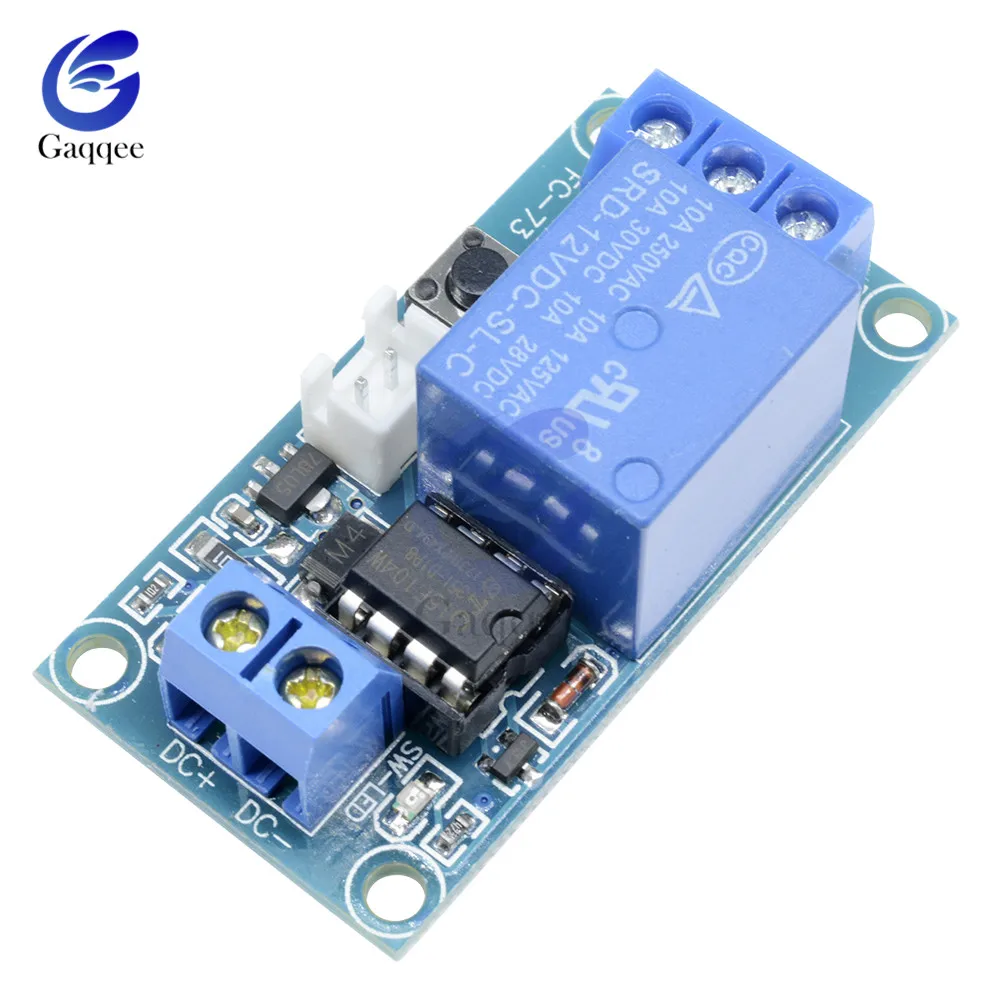 DC 12V 1CH Latching Relay Module Bistable Switch Button Start-Stop 10A Load for Arduino SCM Control Household Appliance Control