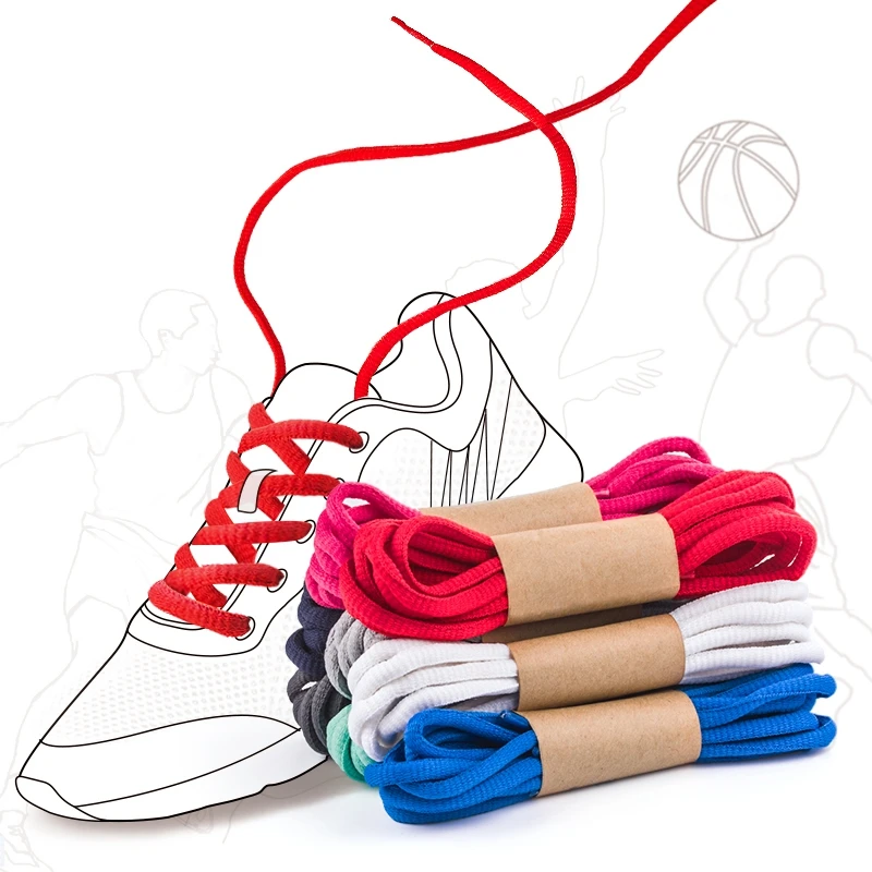 1Pair Half Round Shoelaces Sneakers Running Shoelace Boots Tennis Shoe laces Strings 100/120/140CM Shoe Accessories