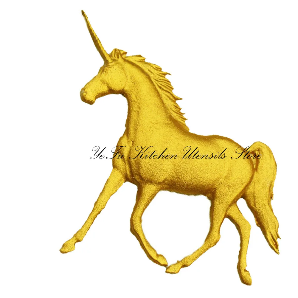 Horse unicorn Silicone mould fondant mold cake decorating tools chocolate gumpaste molds clay/rubber T1059