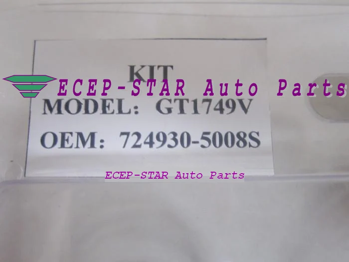 

Ремкомплект турбонаддува GT1749V 724930 724930-5009S 03G253010J для AUDI A3 Skoda для Vw Golf Passat Touran DPF AZV 2.0 TDI