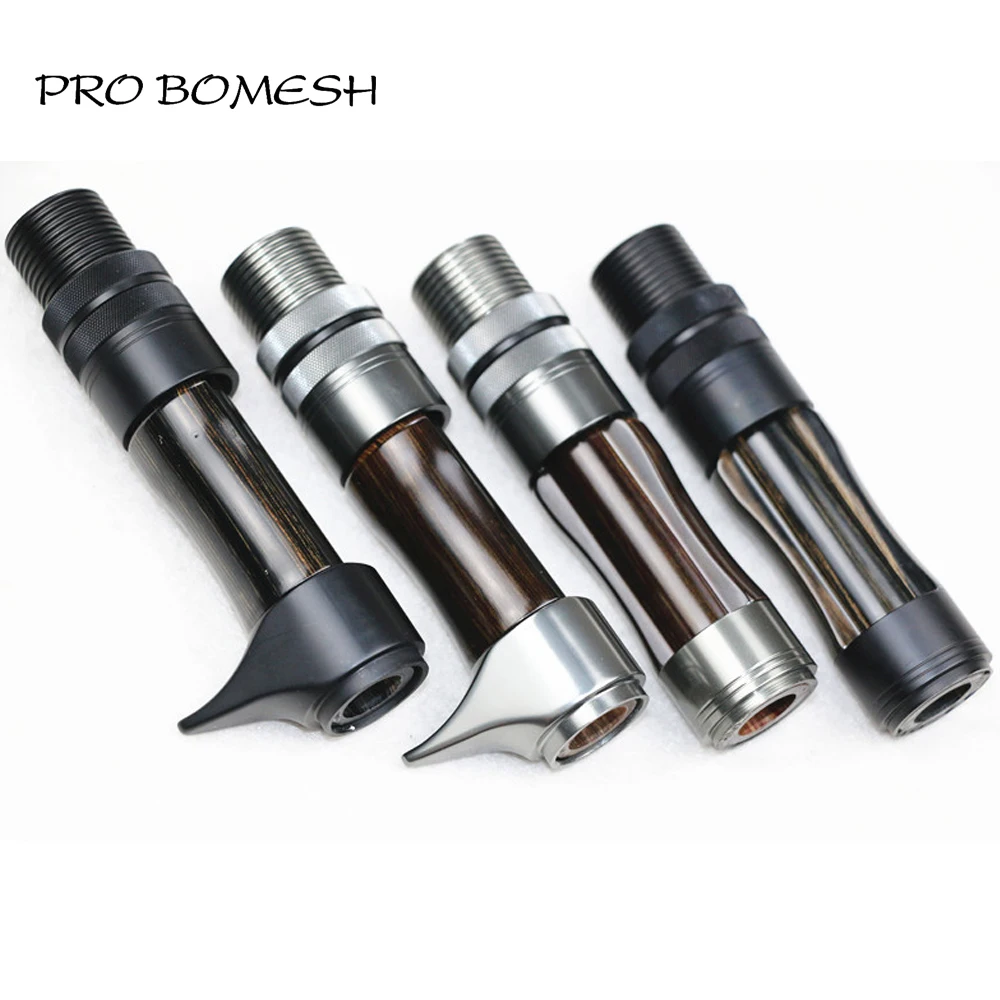 Pro Bomesh 1pcs 37g 45g Wood Reel Seat Spinning Reel Seat Casting Reel Seat DIY Rod Building Accessory