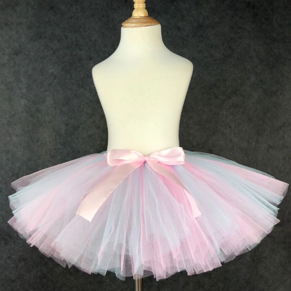 Girls Orange Tutu Skirts Baby Ballet Tulle Pettiskirt Dance Underskirts with Ribbon Bow Kids Halloween Party Costume Skirts