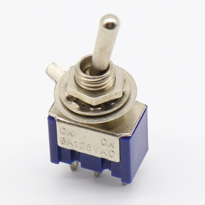 Promotion! 5 Pcs AC ON-ON SPDT 2 Position Latching Toggle Switch 6A 125V