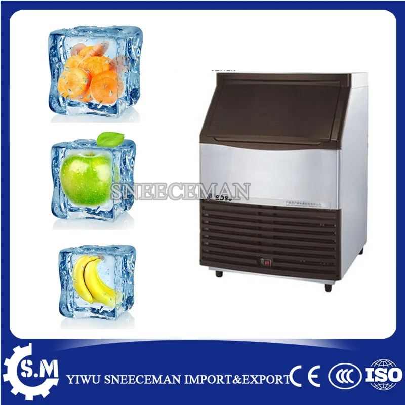 

90KG/24hours cube ice making machine ice maker for commercial use