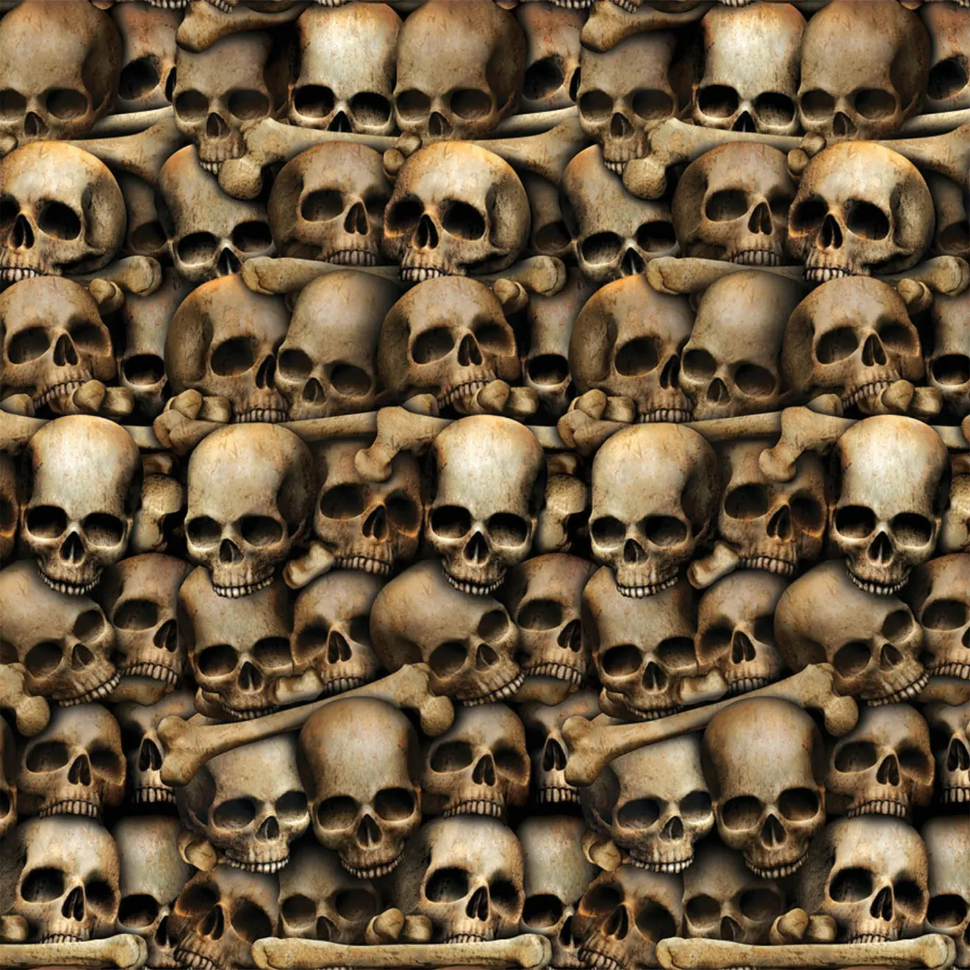 halloween dungeon wall catacombs skull bones photography backgrounds High quality Computer print party backdrop