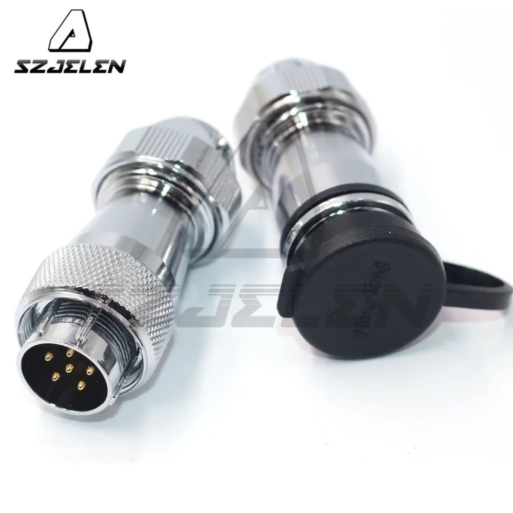 

WS20 20mm 6pin Pair Aviation Cable Connector,Plug Male And Socket Female,Outdoor Waterproof Connectors IP67 6Pin Wire Connector