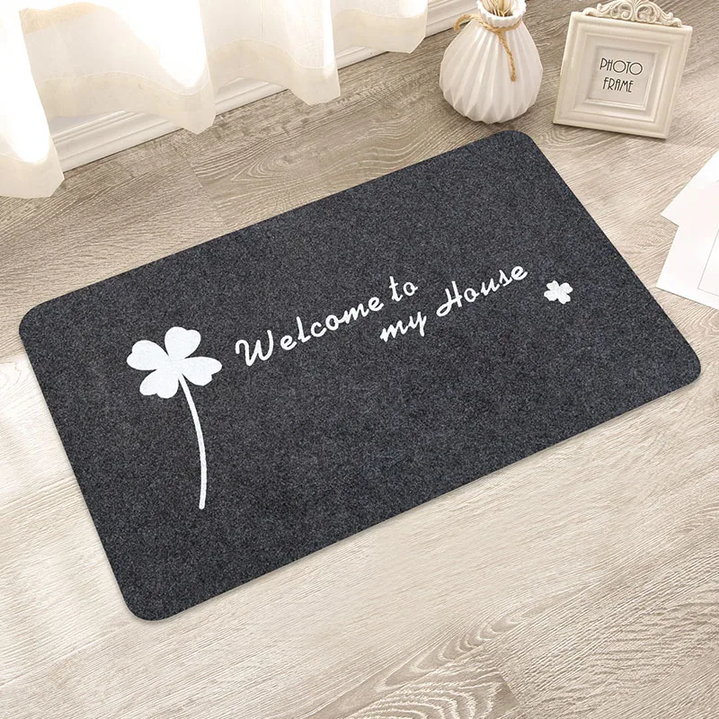 1PCS Short Mat Doormat Non-Slip Kitchen Carpet/Bath Mat Home Entrance Floor Mat Hallway Rugs Waterproof Kitchen Floor Mat