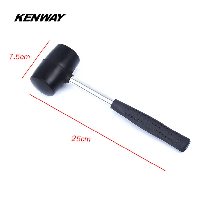 KENWAY Multifunctional Bicycle Rubber Hammer Non-Slip MTB Mountain Road Bike Headset Axis Installation Disassembly Repair Tool