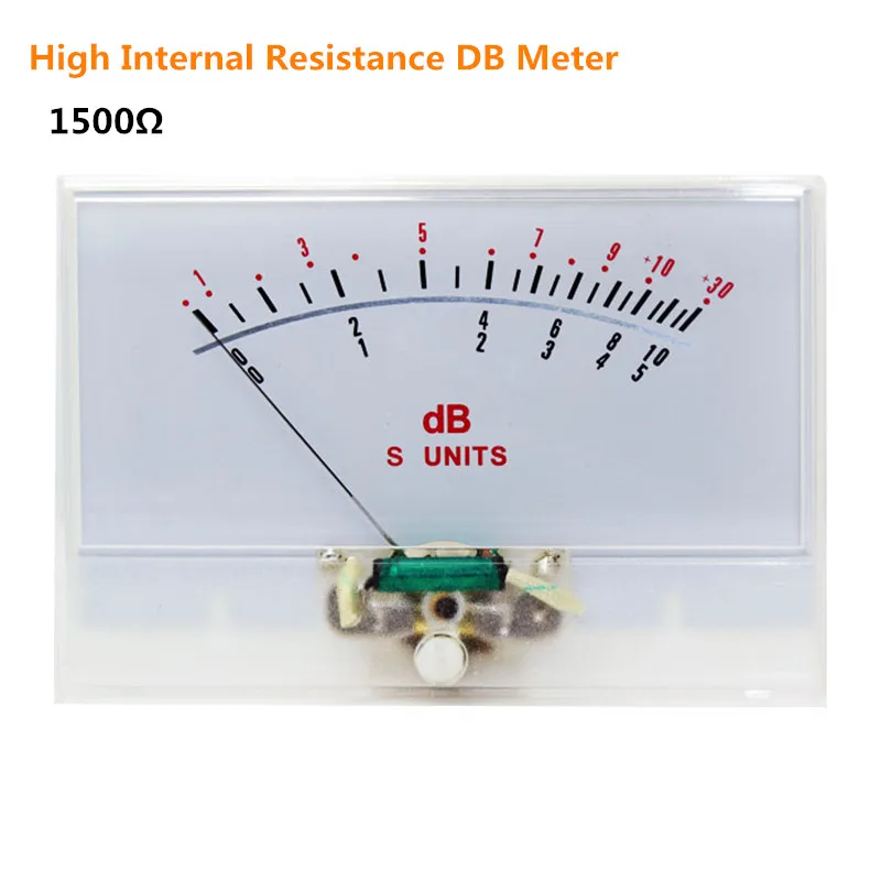 V-011 High Internal Resistance Level Meter Advanced Amplifier Vu Meter High-grade Amps Hifi Meter Fever Power Amplifier Meter