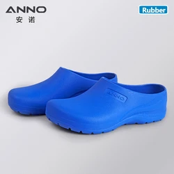 ANNO Light Rubber Shoes Doctor Nurse Clog Lab Slipper Work Flat Shoes for Operating Room Hospital Nursing Accessories