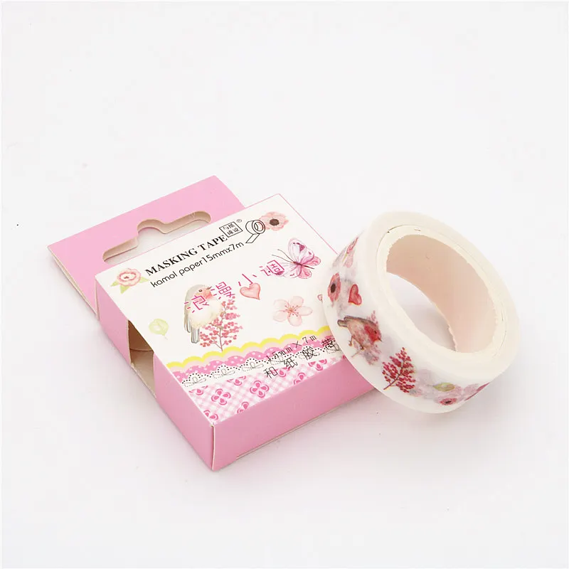 Cute Kawaii Plants Flowers  Washi Tape Animal grass masking tape Decorative Adhesive Tape