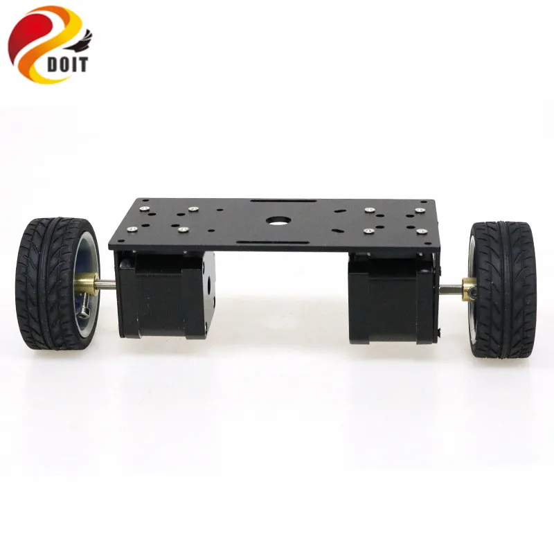 2wd Two Rounds of Self-balancing Stepper Motor Car Two-wheel Balancing Car Smart Car Chassis Kit