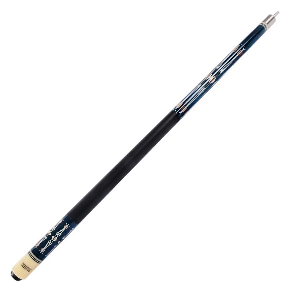 CUESOUL Full A+++ Canadian Maple Wood Pool Cue Stick with 13mm Cue Tip CSPC019