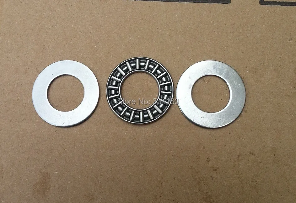 5 pcs stainless steel Thrust Needle Roller Bearing 889102  AXK1528+2AS with 2 thrust collars SIZE:15 x 28 x 4mm Thrust Bearing