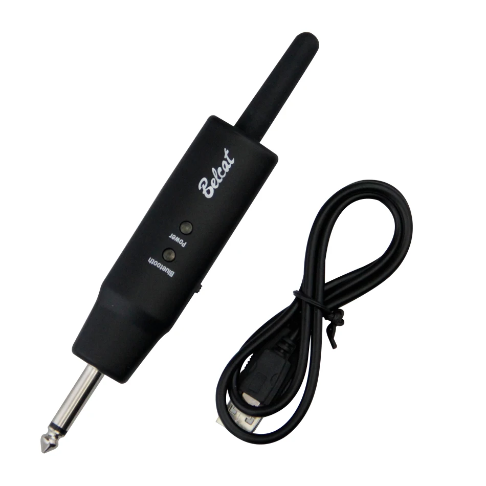

Free shipping! Belcat rechargeable Wireless Bluetooth Receiver digital transmission system for phone and guitar amplifier