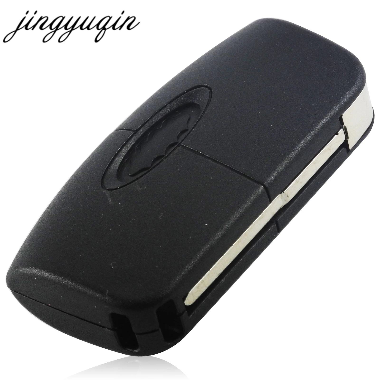 jingyuqin 433MHz/315Mhz 4D63 4D60 Flip Remote Control Car Key for Ford Fusion Focus Mondeo Fiesta Galaxy 3Button Fob HU101 Blade