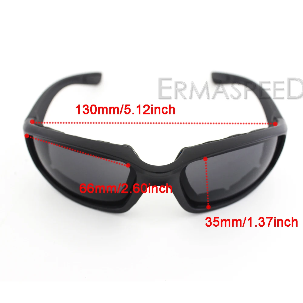 รถจักรยานยนต์แว่นตากองทัพแว่นตากันแดด Polarized สำหรับถ่ายภาพการล่าสัตว์ Airsoft Men ป้องกัน Windproof Moto Goggles