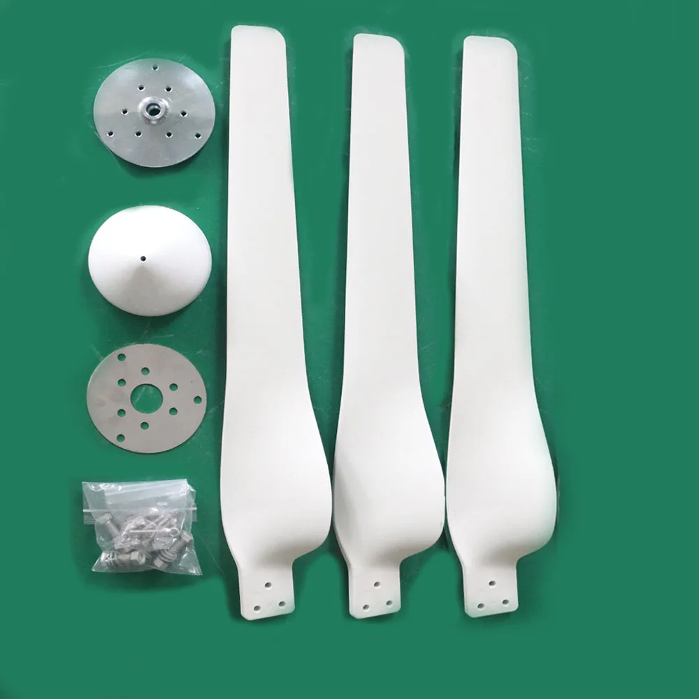 Fltxny Nova Forma Lâminas para Turbina Eólica Horizontal 500w 600 800 1000 Gerador de Vento Acessórios Lâminas Faça Você Mesmo Fábrica Vender