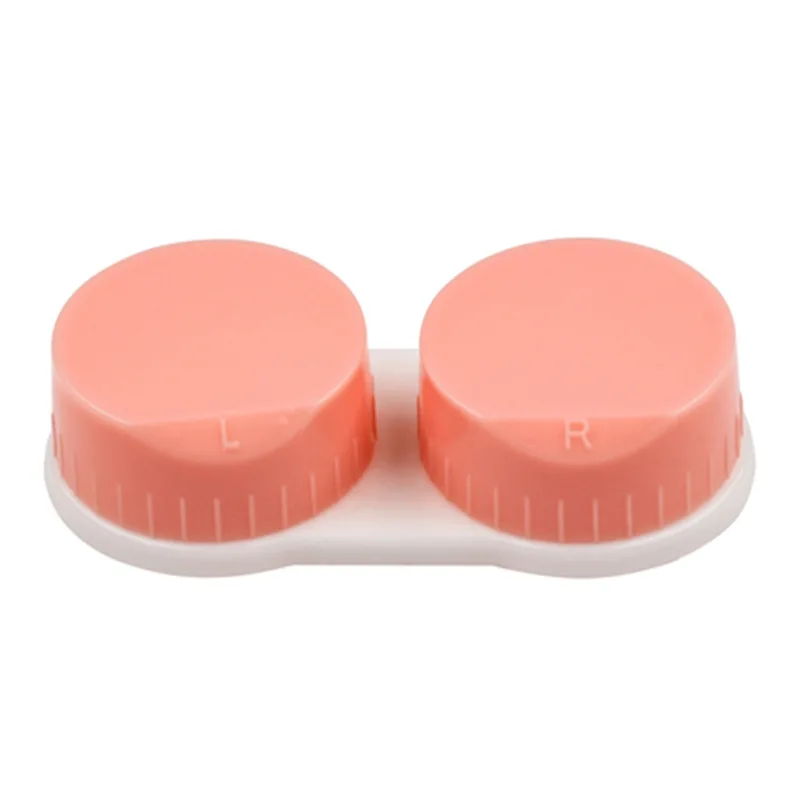 10Pcs Contact lens L+R Cases Storage Holder Soaking Container Travel Eyewear Accessories Box For Eye Lenses Wholesale Random
