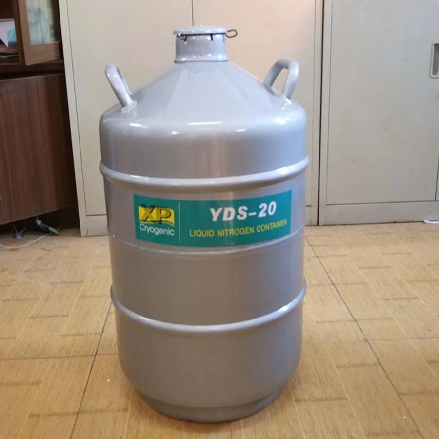 6L/10L/20L Liquid Nitrogen Cans For Liquid Nitrogen Storage Tank Nitrogen Container Cryogenic Container Dewar With Strap YDS-20