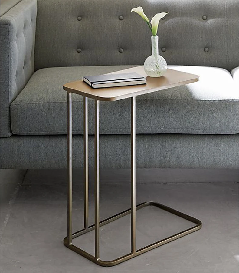 The modern contracted small tea table. The edge of the table of iron edge table ark Nordic small square table..16