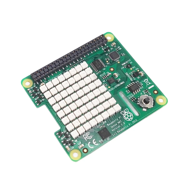 Raspberry Pi Sense HAT with direction , pressure, humidity and temperature sensor