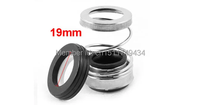 Rubber Bellows Ceramic Rotary Ring Mechanical Seal 19mm Internal Dia 5pcs