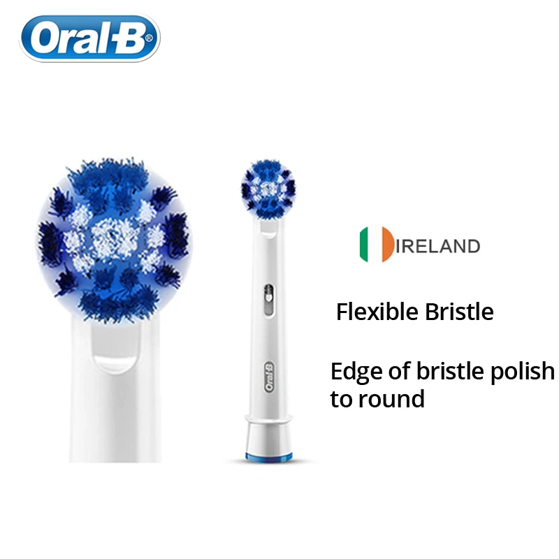 Oral B Replaceable Brush Head 2 Or 4 Heads For One Year Use EB20 Precision Clean Gum Care Daily Tooth Plaque Remove Adults Teeth