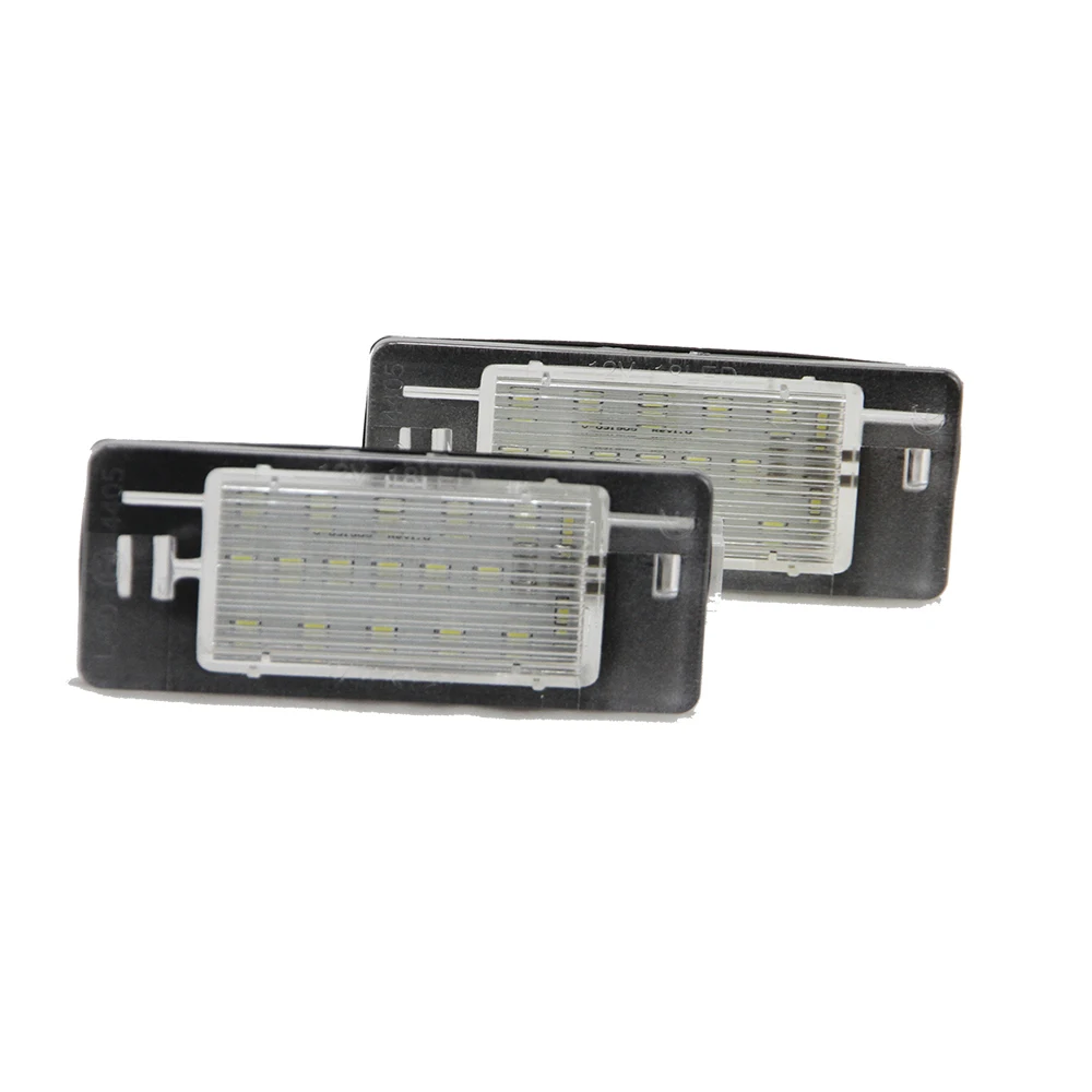 2pcs canbus Error Free LED License Number Plate Light Lamp For Opel Vectra C Estate 2002 2003 2004 2005 2006 2007 2008