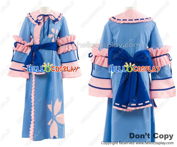 

Touhou Project Imperishable Night Cosplay Yuyuko Saigyouji Costume H008