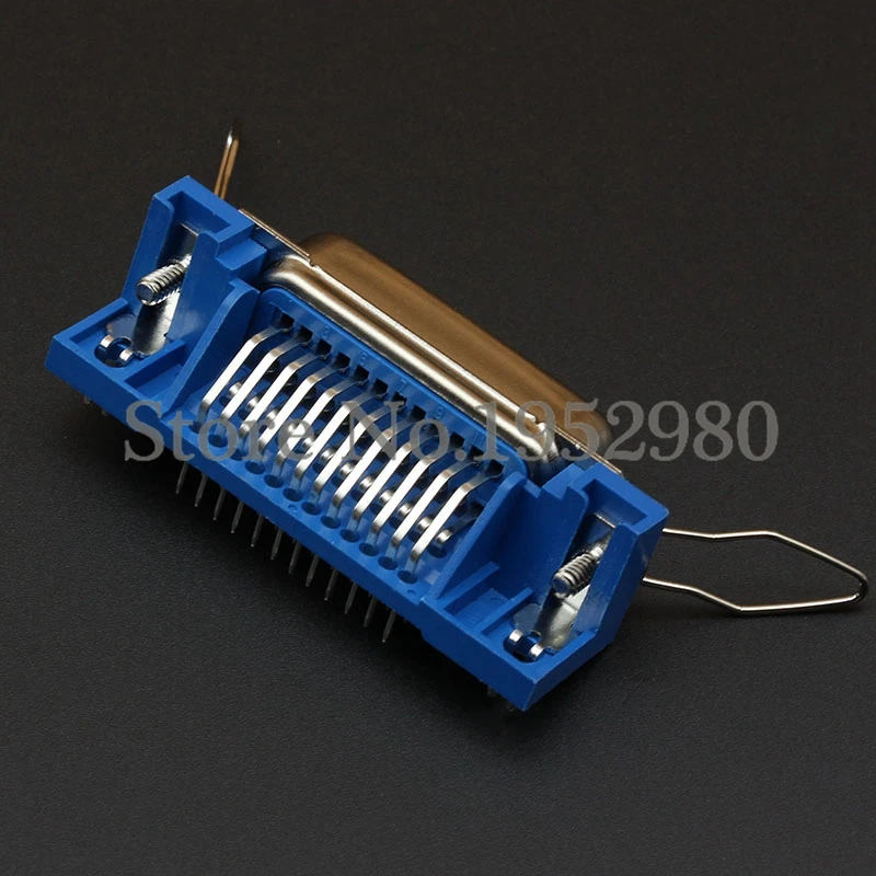 5PCS Male Female Centronics Connector 57 Series 24 Pin 90 Degree Computer Cable Adapters PCB DIP Type