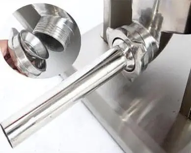 آلة حشو السجق من الفولاذ المقاوم للصدأ ، جهاز حشو السجق الأفقي الرأسي التجاري ، 3 لتر ، آلة حقنة شرجية يدوية