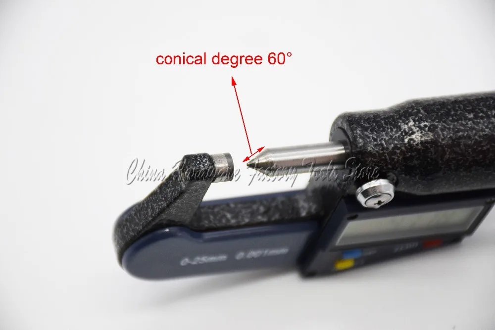 Digital Crimp height micrometers 0-25 mm 0.001mm micrometer electronic acute and flattened head diametrical