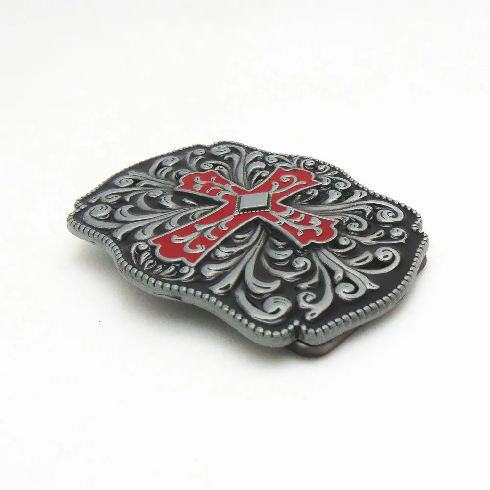 Western Cowboy Zinc Alloy Power and Shield Stance Buckle